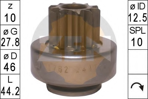 ERA 226036 Freewheel Gear, starter